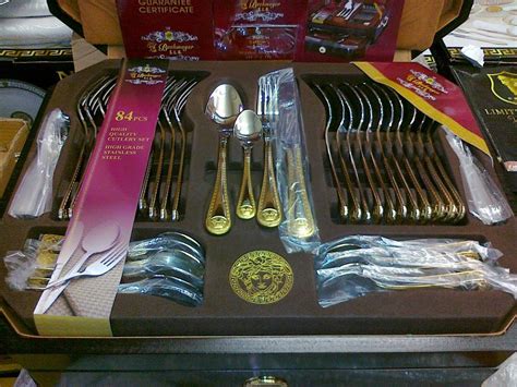 versace cutlery|versace dinner set price.